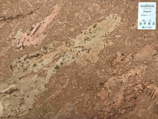 Granorte Tradition Diagonal Klebekork 4 mm