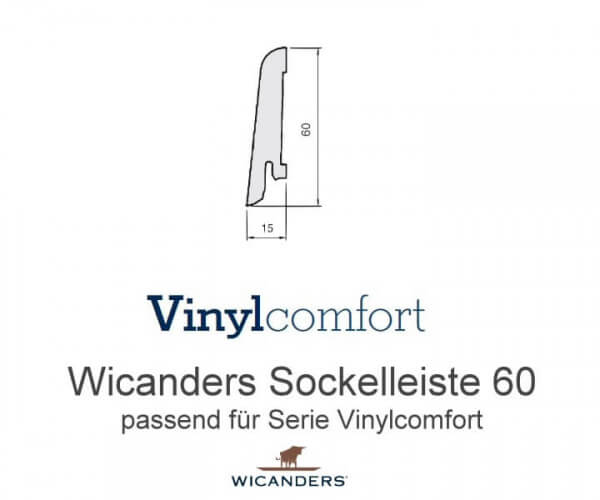 Sockelleiste Typ 60 für Wicanders Wood Go