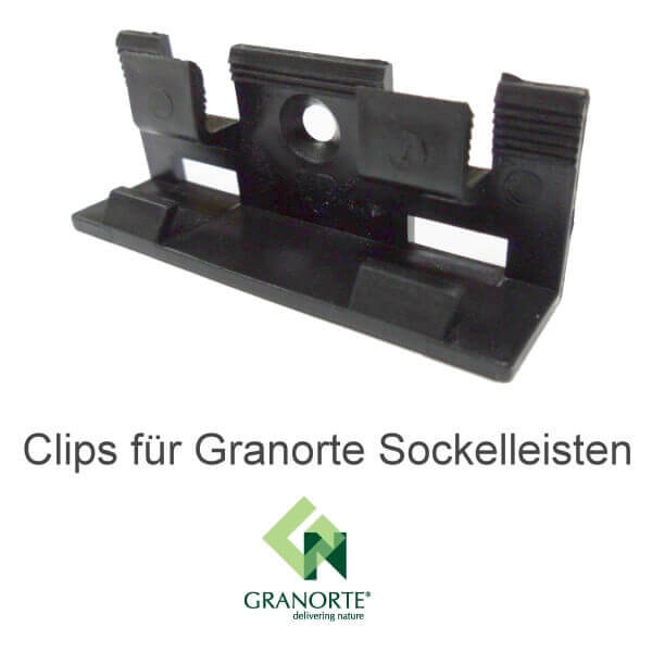 30 Clips für Granorte Kork- und Vinyl-Sockelleisten