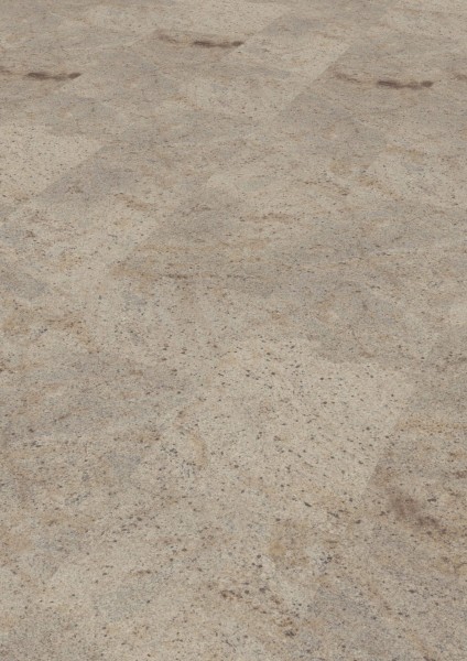 Granit Kashmir creme · Corkstone Life Silent · 620 x 450 x 10 mm · Corpet Print-Korkboden