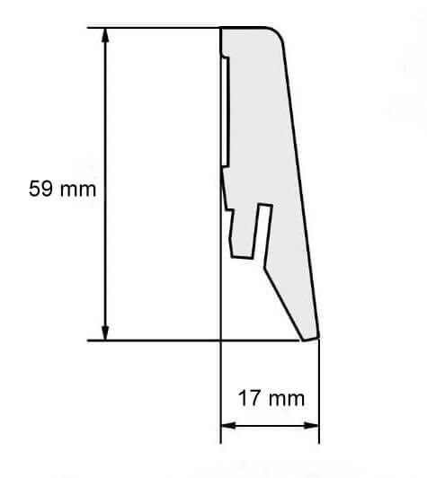 30 Kunststoff-Clips BGL30 für div. KWG Fußleisten