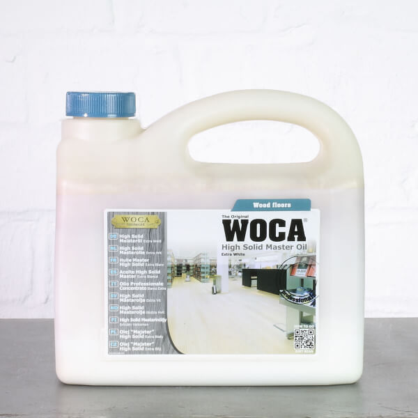 WOCA High Solid Meisteröl extra weiß 13% - 2,5 Liter