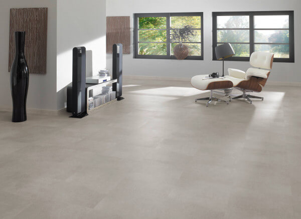 Samoa Beton geschliffen KWG Print-Korkboden 11 mm
